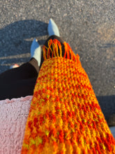 Load image into Gallery viewer, Falling Scarf Crochet Pattern - Sock/Fingering Weight Yarn - One Hank Wonder
