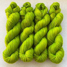 Load image into Gallery viewer, Diet Mountain Dew Hand Dyed 100% Merino Wool Superwash Extra Soft DK Yarn