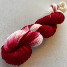 Load image into Gallery viewer, Velvet (Red Velvet Cake) Hand Dyed Merino Wool Superwash Sport Yarn