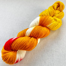 Load image into Gallery viewer, Upside Down Hand Dyed Merino Wool Superwash Sport Yarn