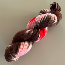 Load image into Gallery viewer, OOAK Variant of Sugar (Trial 1) Hand Dyed Superwash 100% Merino Wool DK Yarn