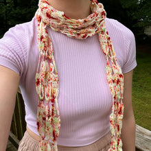 Load image into Gallery viewer, Happy (Hot Air Balloon) Scarf Crochet Pattern - One Hank Wonder
