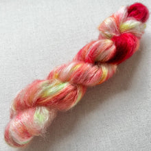 Load image into Gallery viewer, Phat Butt Hand Dyed 70% Superkid Mohair, 30% Mulberry Silk Yarn
