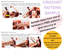 Load image into Gallery viewer, U Can’t Touch This Scarf Crochet Pattern - One Hank Wonder + 2-hank 2-color Version