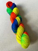 Load image into Gallery viewer, OOAK Variant of Birds of a Feather (Trial 2) Hand Dyed 100% Merino Wool Superwash Extra Soft DK Yarn