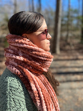 Load image into Gallery viewer, Something to Love Scarf Easy Crochet Pattern_ Version With Bernat Blanket Yarn