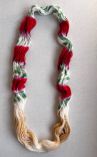 Load image into Gallery viewer, OOAK Variant of It’s Beginning to Look a Lot Like Christmas (Trial 11) Hand Dyed Merino Wool and Recycled Nylon Superwash Sock/Fingering Yarn