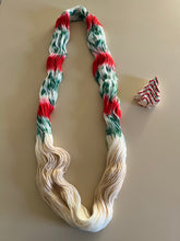 Load image into Gallery viewer, It’s Beginning to Look a Lot Like Christmas Hand Dyed Merino Wool & Nylon Superwash Sock/Fingering Yarn