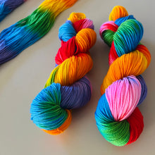 Load image into Gallery viewer, Lollipop Hand Dyed 100% Merino Wool Superwash Extra Soft DK Yarn