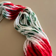 Load image into Gallery viewer, It’s Beginning to Look a Lot Like Christmas Hand Dyed 100% Merino Wool Superwash Chunky Yarn