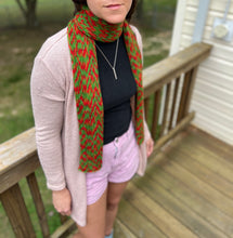 Load image into Gallery viewer, Something to Love (One & Two-Color Version) Scarf Easy Crochet Pattern