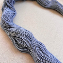 Load image into Gallery viewer, OOAK Variant (Trial 3) of It’s All Over Now, Baby Blue - Hand Dyed Merino Wool & Recycled Nylon Superwash Yarn