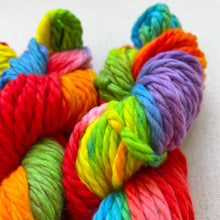 Load image into Gallery viewer, Lollipop Hand Dyed 100% Andean Highland Wool Chunky Yarn