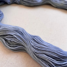 Load image into Gallery viewer, OOAK Variant (Trial 3) of It’s All Over Now, Baby Blue - Hand Dyed Merino Wool & Recycled Nylon Superwash Yarn