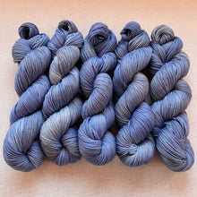 Load image into Gallery viewer, Blue Jeans Hand Dyed Merino Wool & Recycled Nylon Superwash Yarn