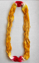Load image into Gallery viewer, OOAK Variant (Trial 9) of Upside Down Hand Dyed Merino Wool & Nylon Superwash Yarn