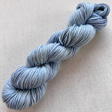 Load image into Gallery viewer, OOAK Variant (Trial 7) of Blue Jeans Hand Dyed Superwash Merino Wool Worsted Yarn