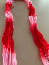 Load image into Gallery viewer, OOAK Variant of Sugar (Trial 4) Hand Dyed Superwash Merino and Nylon Mini Hank Sock/Fingering Yarn
