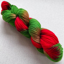 Load image into Gallery viewer, OOAK Variant (Trial 2) of Apple Orchard Hand Dyed Merino Wool & Nylon Superwash Yarn