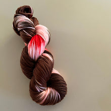 Load image into Gallery viewer, OOAK Variant of Sugar (Trial 1) Hand Dyed Superwash 100% Merino Wool DK Yarn