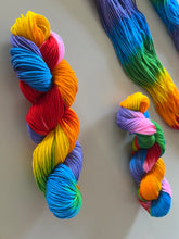 Load image into Gallery viewer, Lollipop Hand Dyed 100% Merino Wool Superwash Extra Soft DK Yarn