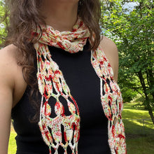 Load image into Gallery viewer, Happy (Hot Air Balloon) Scarf Crochet Pattern - One Hank Wonder