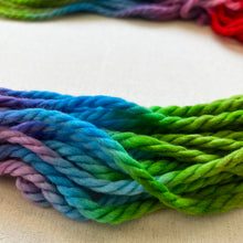 Load image into Gallery viewer, Lollipop Hand Dyed 100% Andean Highland Wool Chunky Yarn