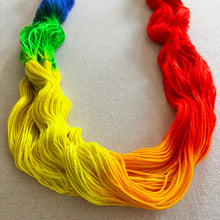 Load image into Gallery viewer, Birds of a Feather Hand Dyed 80% Merino Wool, 20% Recycled Nylon Superwash Sock/Fingering Yarn