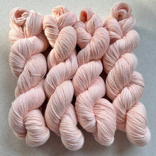 Load image into Gallery viewer, The Middle (Cream in Middle of Strawberry Sugar Wafer) Hand Dyed 100% Merino Wool Superwash Extra Soft DK Yarn