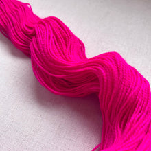 Load image into Gallery viewer, OOAK Variant (Trial 6) of We Got the Beet - Hand Dyed Merino Wool & Recycled Nylon Superwash Yarn