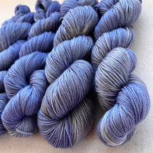 Load image into Gallery viewer, Blue Jeans - Acid Wash Lot - Hand Dyed 100% Merino Wool Superwash Extra Soft DK Yarn