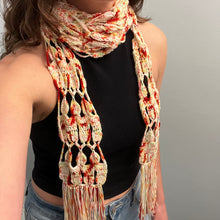 Load image into Gallery viewer, Happy (Hot Air Balloon) Scarf Crochet Pattern - One Hank Wonder