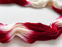 Load image into Gallery viewer, OOAK Variant (Trial 8) of Velvet -  Hand Dyed Merino Wool, Cashmere and Nylon Superwash Sock/Fingering Yarn