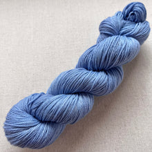 Load image into Gallery viewer, OOAK Variant of Blue Jeans (Trial 2) Hand Dyed Merino Wool Superwash DK Yarn