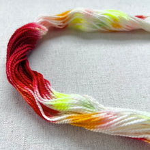 Load image into Gallery viewer, OOAK Variant (Trial 1) of Phat Butt - Hand Dyed Merino Wool & Recycled Nylon Superwash Yarn - Mini Hank