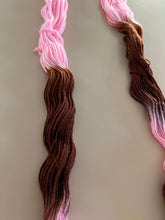 Load image into Gallery viewer, OOAK Variant of Sugar (Trial 4) Hand Dyed Superwash Merino and Nylon Mini Hank Sock/Fingering Yarn