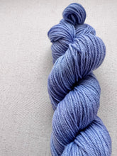 Load image into Gallery viewer, OOAK Variant of Blue Jeans (Trial 5) Hand Dyed Merino Wool Superwash DK Yarn