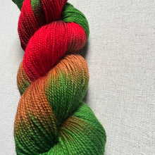 Load image into Gallery viewer, Apple Orchard Hand Dyed Merino Wool & Nylon Superwash Sock/Fingering Yarn