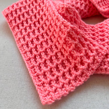 Load image into Gallery viewer, Sugar, Sugar (Strawberry Sugar Wafer) Scarf Crochet Pattern