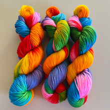 Load image into Gallery viewer, Lollipop Hand Dyed 100% Merino Wool Superwash Extra Soft DK Yarn