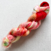 Load image into Gallery viewer, Phat Butt Hand Dyed 70% Superkid Mohair, 30% Mulberry Silk Yarn