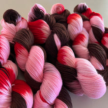 Load image into Gallery viewer, Sugar Hand Dyed 80% Merino Wool, 20% Recycled Nylon Superwash Sock/Fingering Yarn