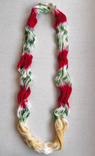 Load image into Gallery viewer, OOAK Variant of It’s Beginning to Look a Lot Like Christmas (Trial 5) Hand Dyed Merino Wool Superwash DK Yarn