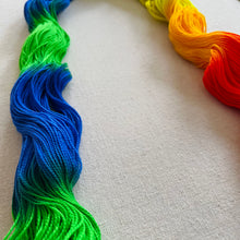 Load image into Gallery viewer, Birds of a Feather Hand Dyed 80% Merino Wool, 20% Recycled Nylon Superwash Sock/Fingering Yarn