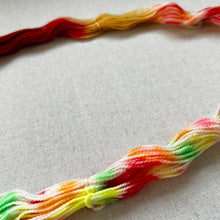 Load image into Gallery viewer, OOAK Variant (Trial 5) of Phat Butt - Hand Dyed Merino Wool & Recycled Nylon Superwash Yarn - Mini Hank