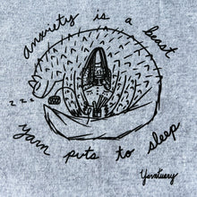 Load image into Gallery viewer, Anxiety is a Beast Yarn Puts to Sleep Sweatshirt