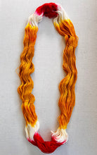 Load image into Gallery viewer, OOAK Variant (Trial 7) of Upside Down Hand Dyed Merino Wool & Nylon Superwash Yarn