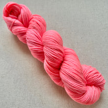 Load image into Gallery viewer, Yummy (Strawberry Sugar Wafer) Hand Dyed 100% Merino Wool Superwash Extra Soft DK Yarn