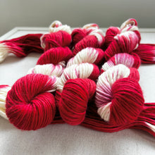 Load image into Gallery viewer, Variant Batch (Trial 4) of Velvet - Hand Dyed Merino Wool and Camel Worsted Yarn
