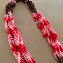 Load image into Gallery viewer, OOAK Variant of Sugar (Trial 2) Hand Dyed Merino Wool and Camel Worsted Yarn